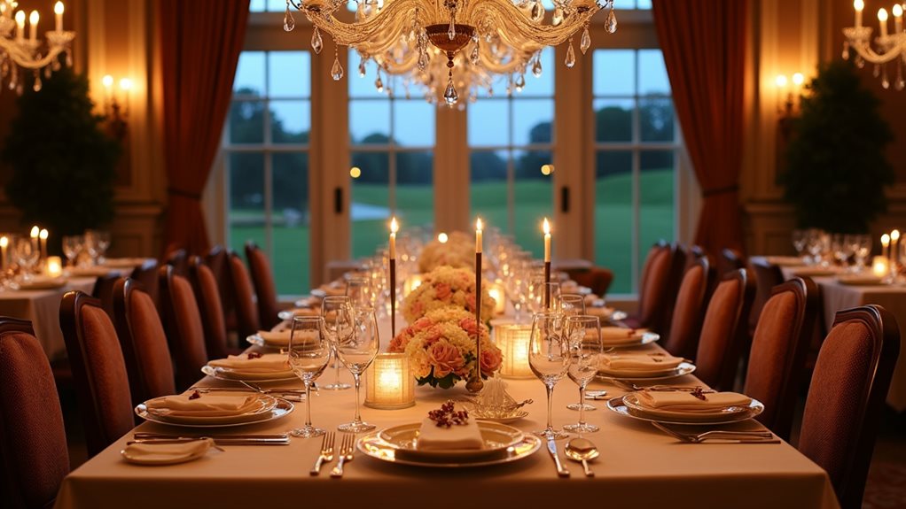 lavish crypto dinner gala