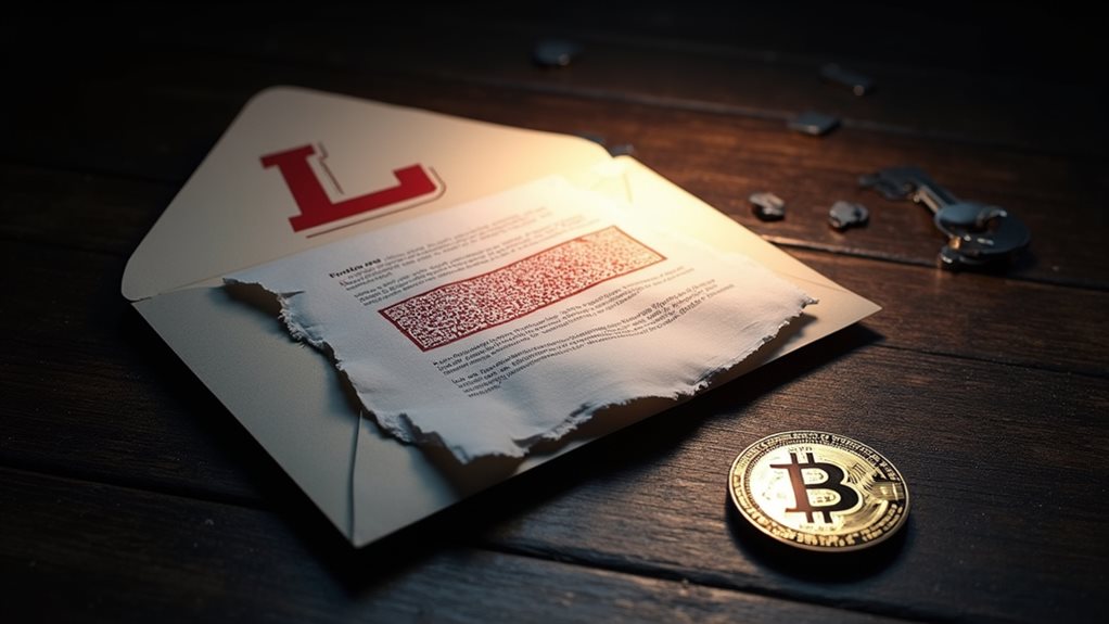 mail scam targets ledger users