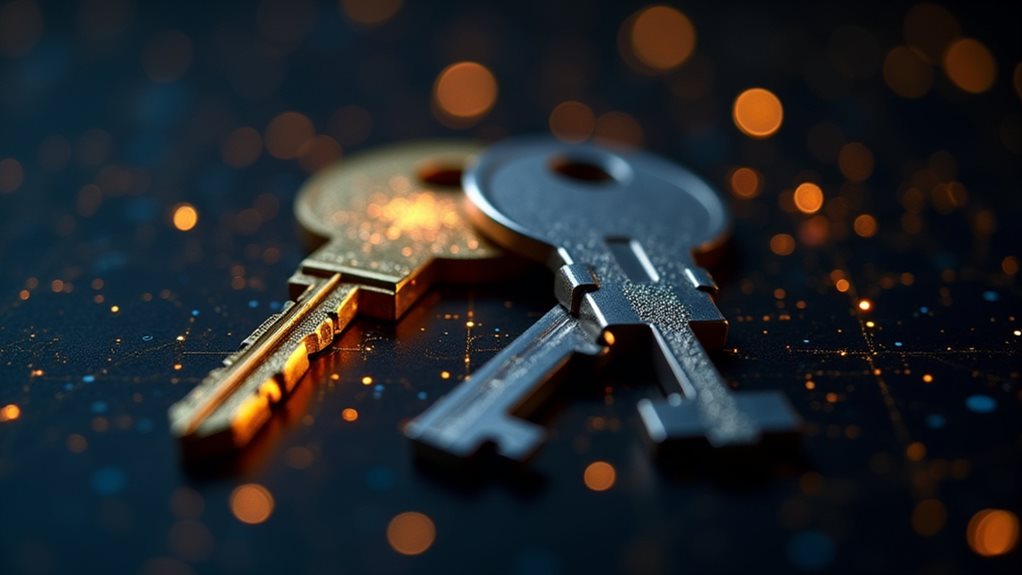 keys enable secure blockchain transactions